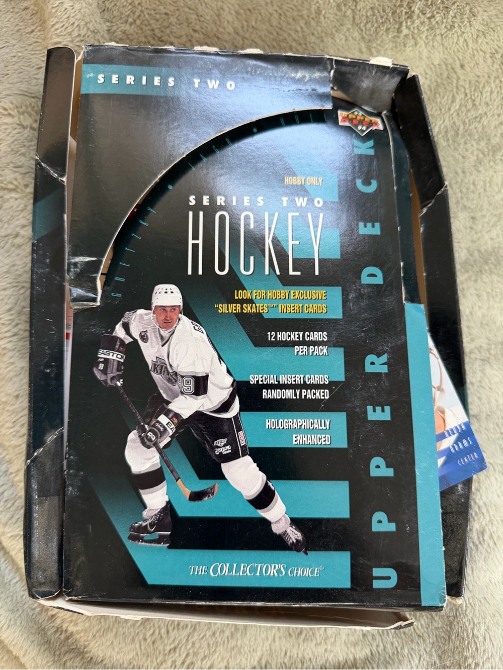 VYG 90s Opened Upper Deck Series Two Hockey Card Box